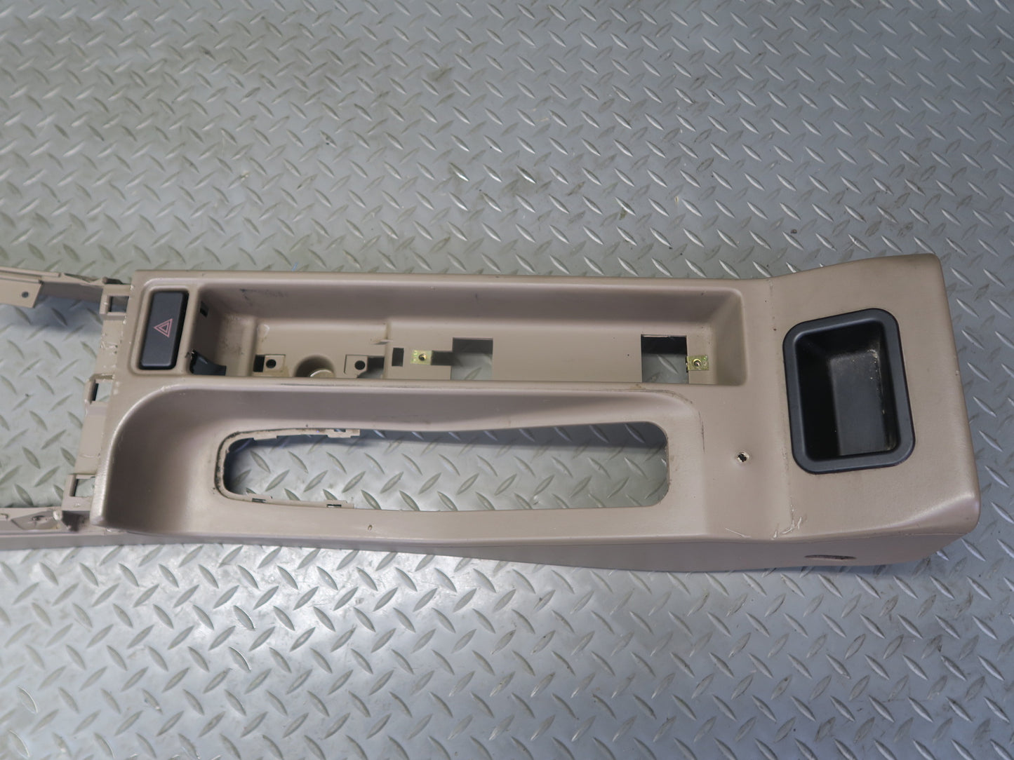 96-02 BMW E36/7 Z3 Roadster Center Console Trim Cover Panel Beige OEM