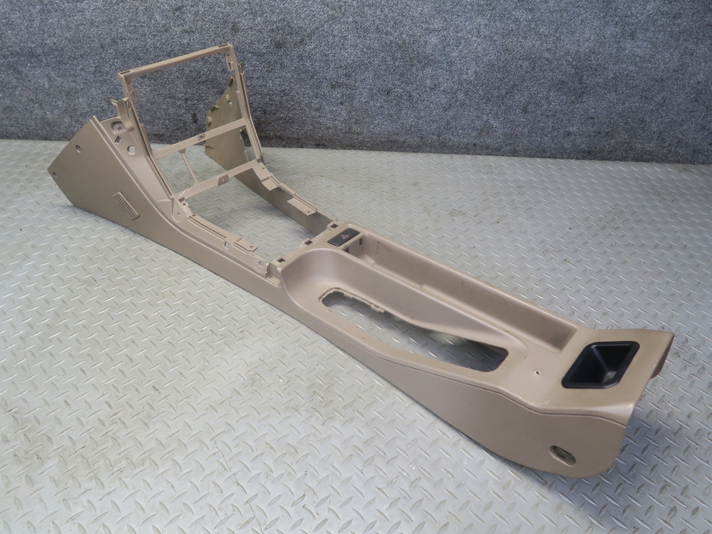 96-02 BMW E36/7 Z3 Roadster Center Console Trim Cover Panel Beige OEM