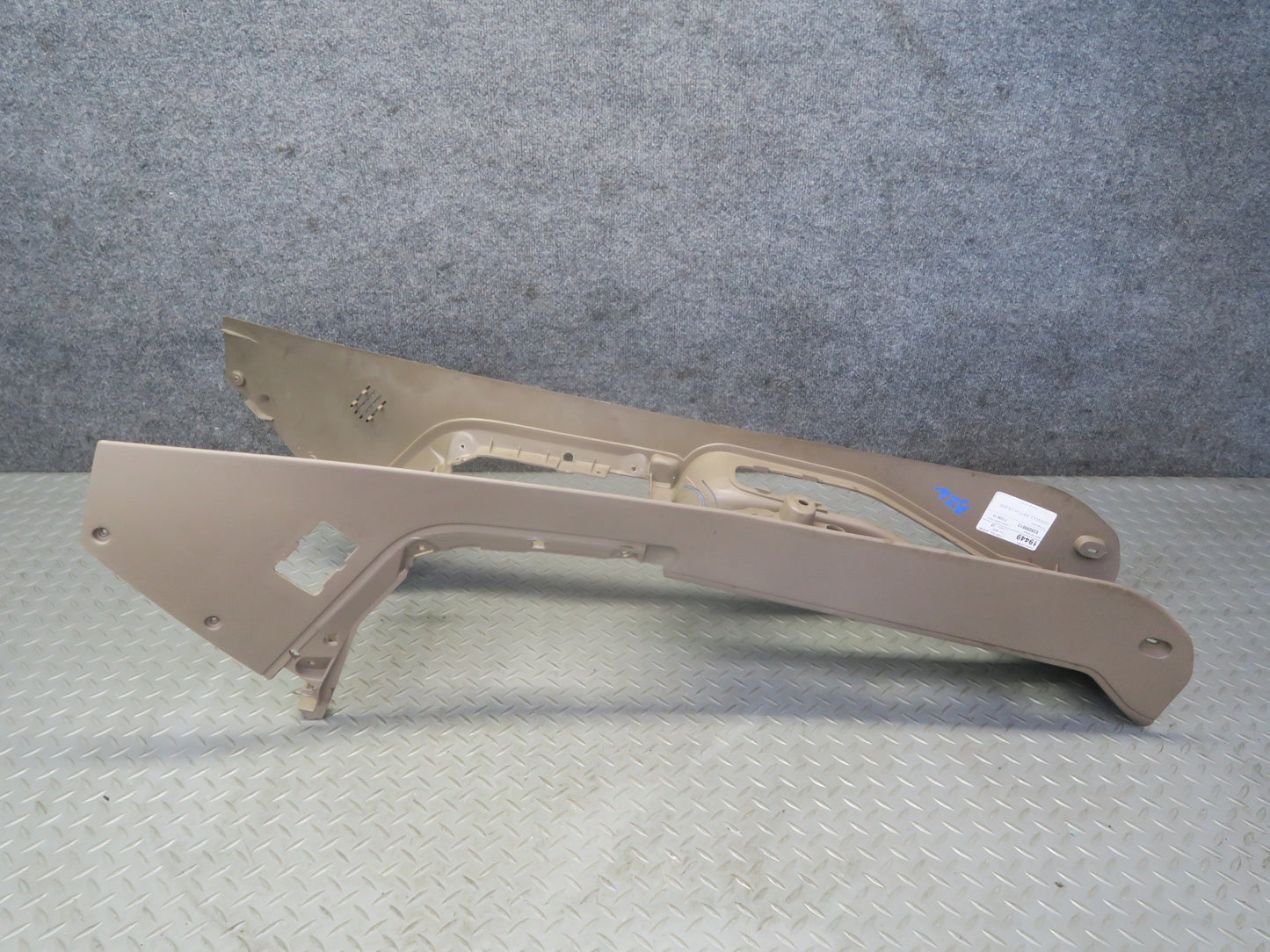 96-02 BMW E36/7 Z3 Roadster Center Console Trim Cover Panel Beige OEM