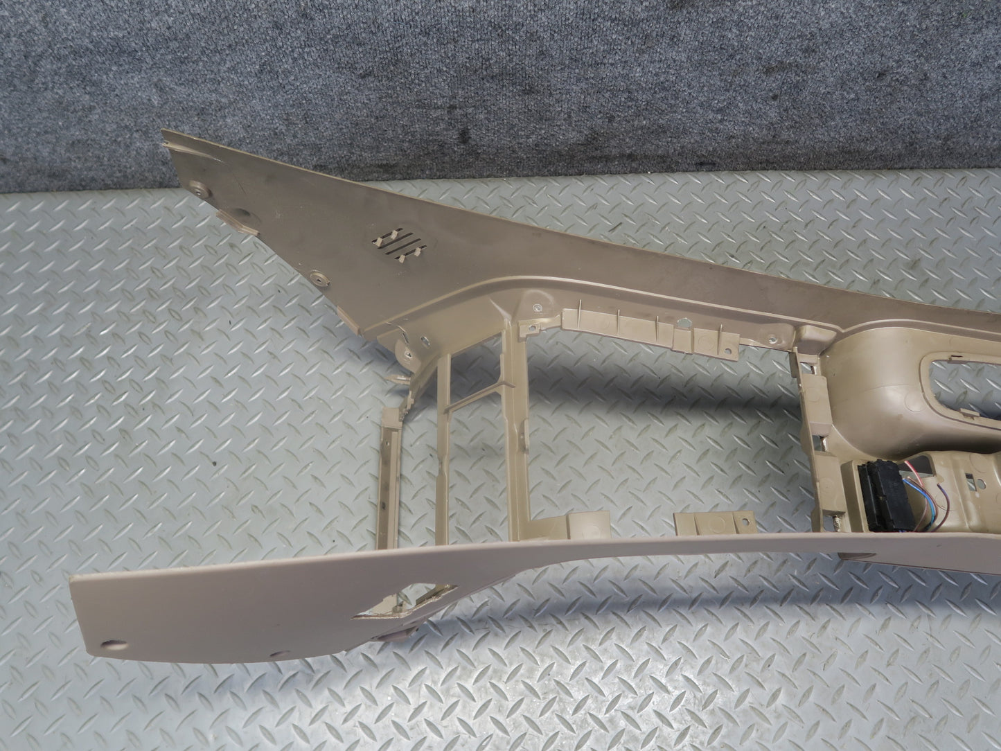 96-02 BMW E36/7 Z3 Roadster Center Console Trim Cover Panel Beige OEM