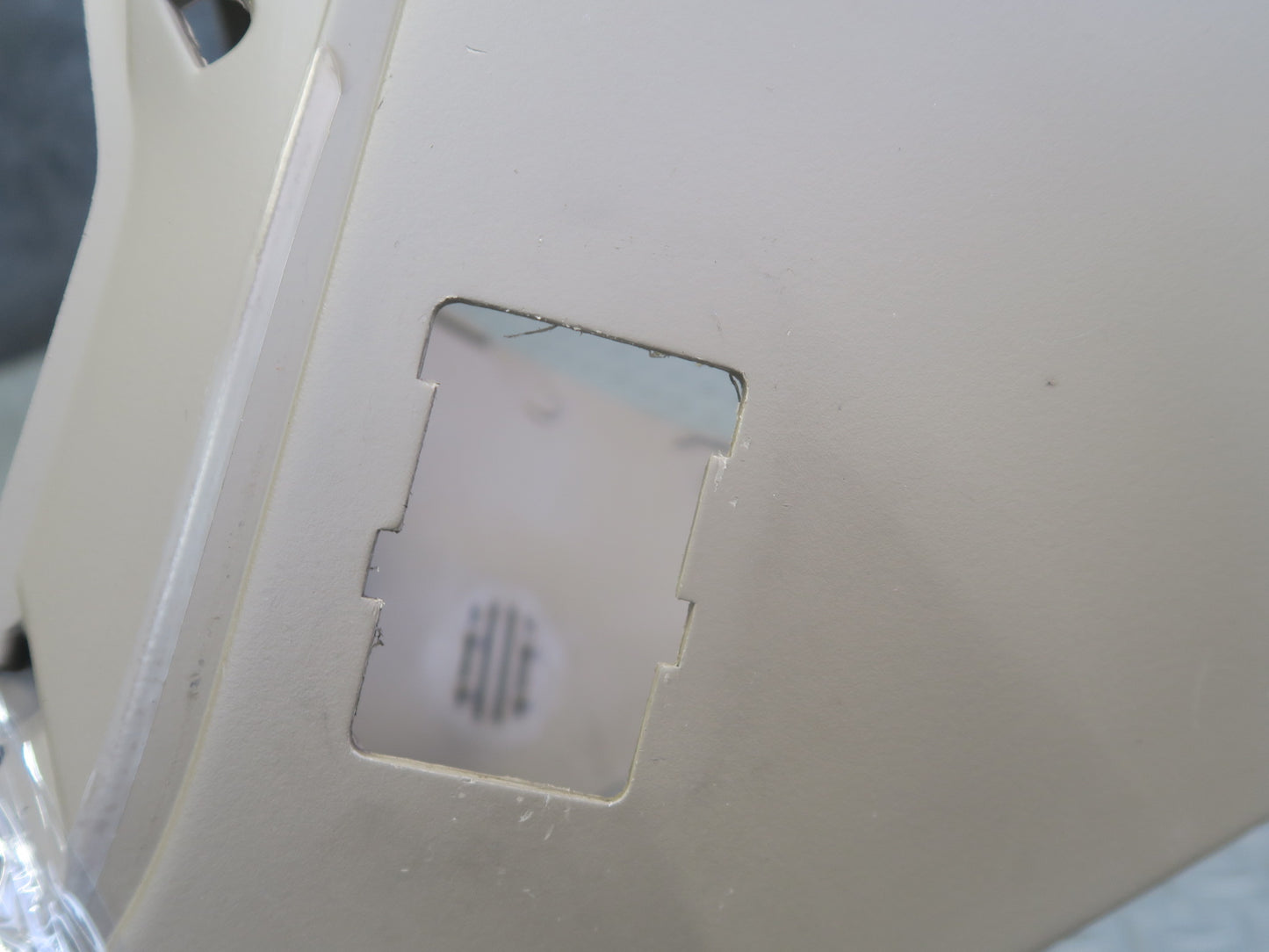 96-02 BMW E36/7 Z3 Roadster Center Console Trim Cover Panel Beige OEM