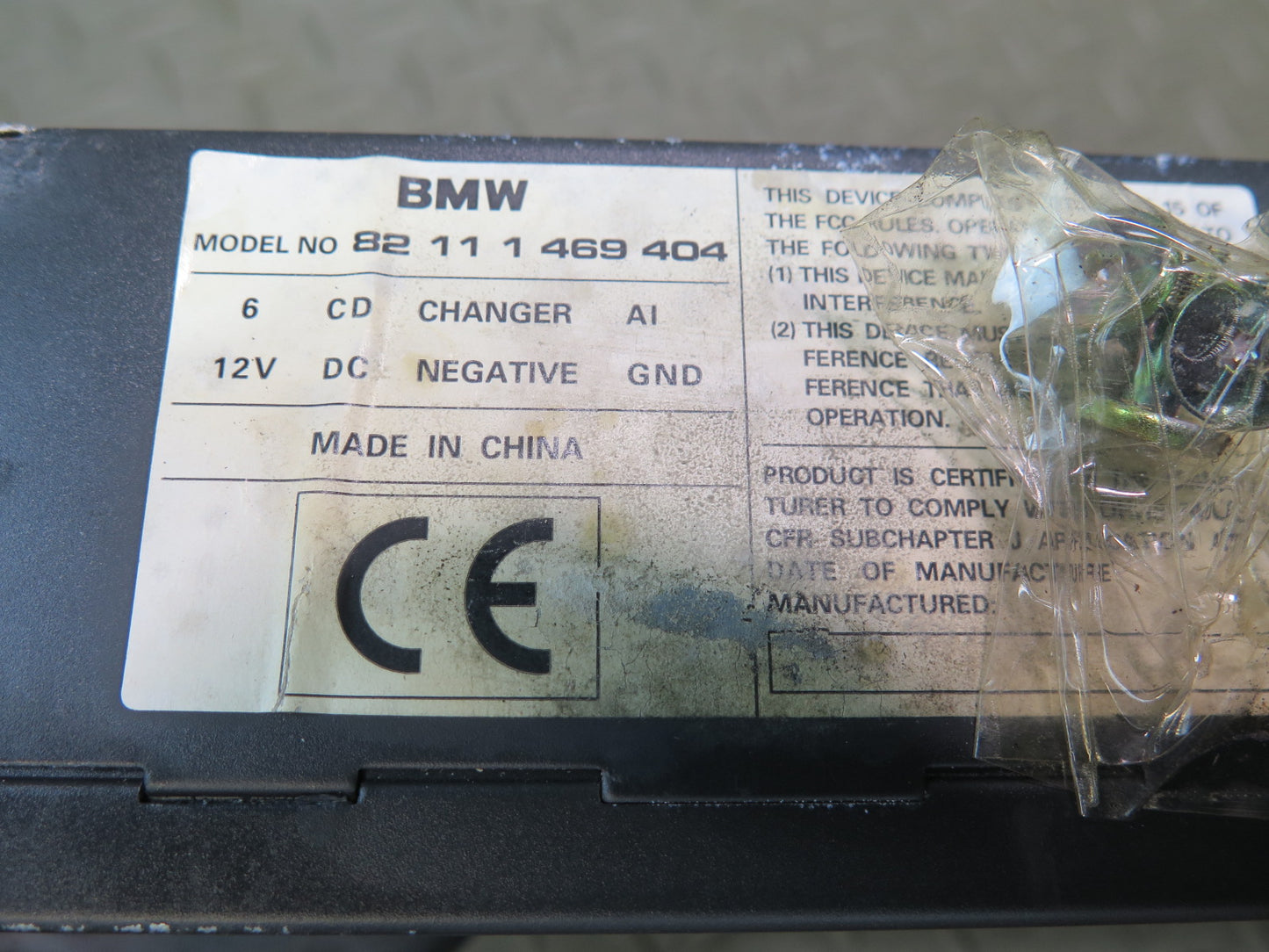 96-99 BMW E36/7 Z3 CD Changer w Magazine & Bracket Mount 1469404 OEM