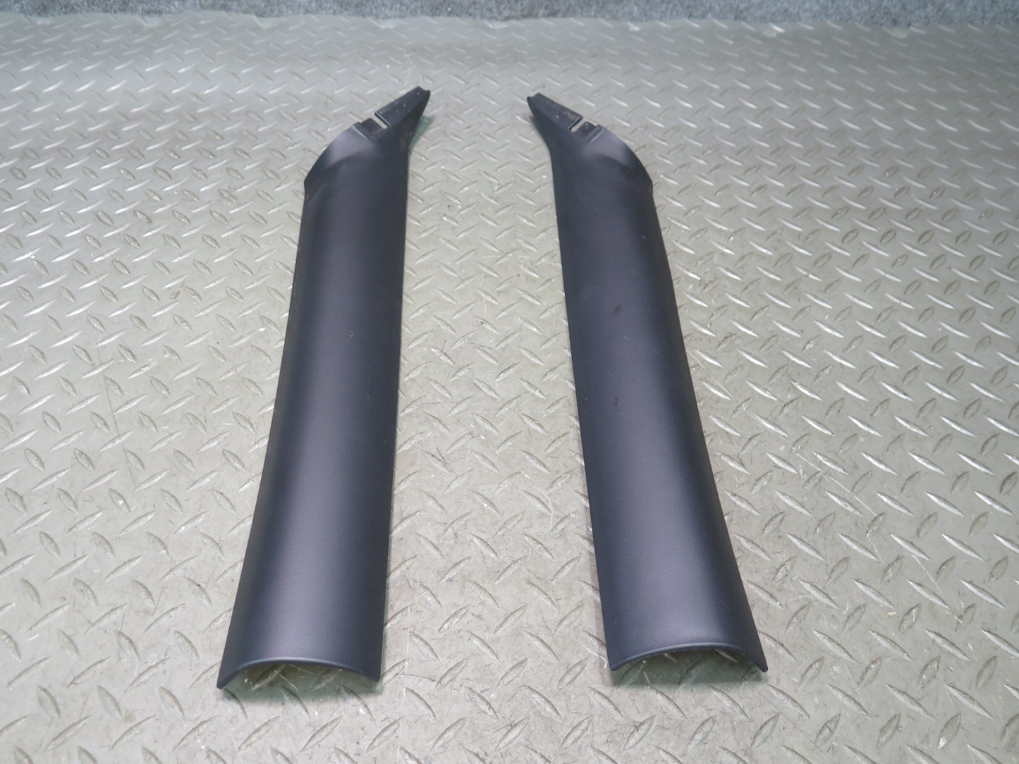 96-02 BMW E36/7 Z3 Roadster Set of 2 Front A Pillar Trim Cover Panel Black OEM