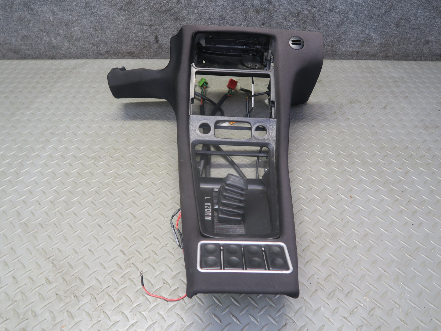 1984-1989 Porsche 928 A/T Front Center Console Trim Cover Panel Black