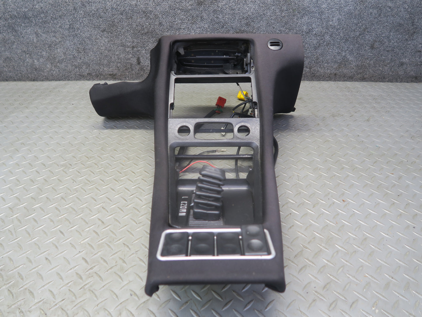 1984-1989 Porsche 928 A/T Front Center Console Trim Cover Panel Black