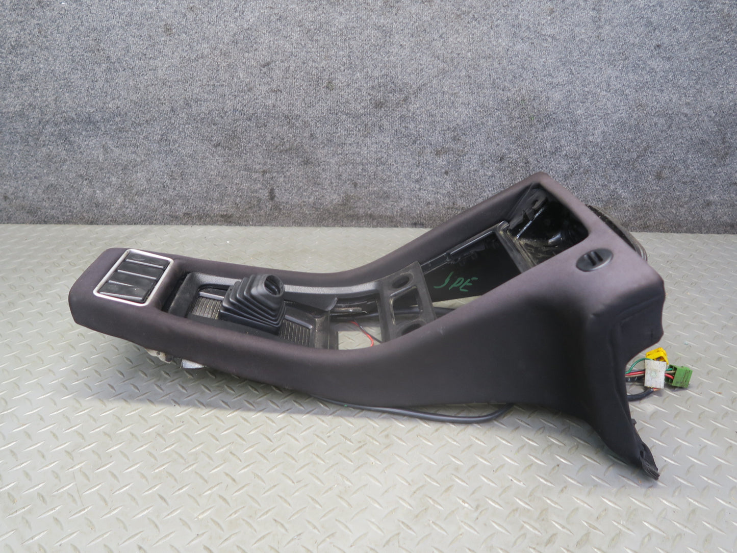 1984-1989 Porsche 928 A/T Front Center Console Trim Cover Panel Black