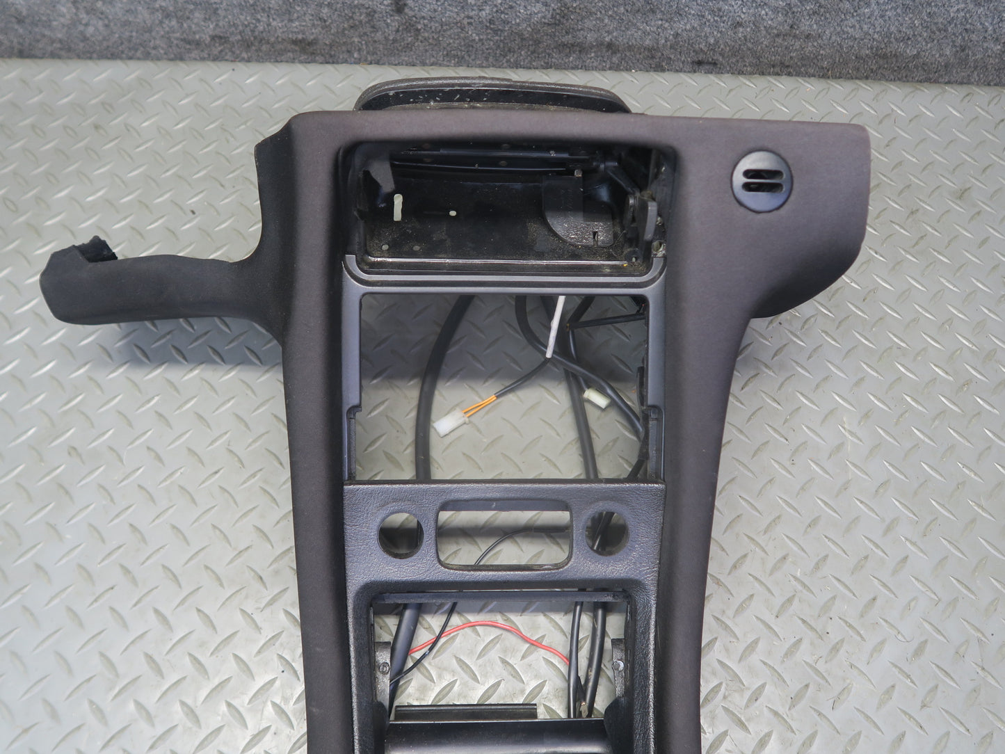 1984-1989 Porsche 928 A/T Front Center Console Trim Cover Panel Black