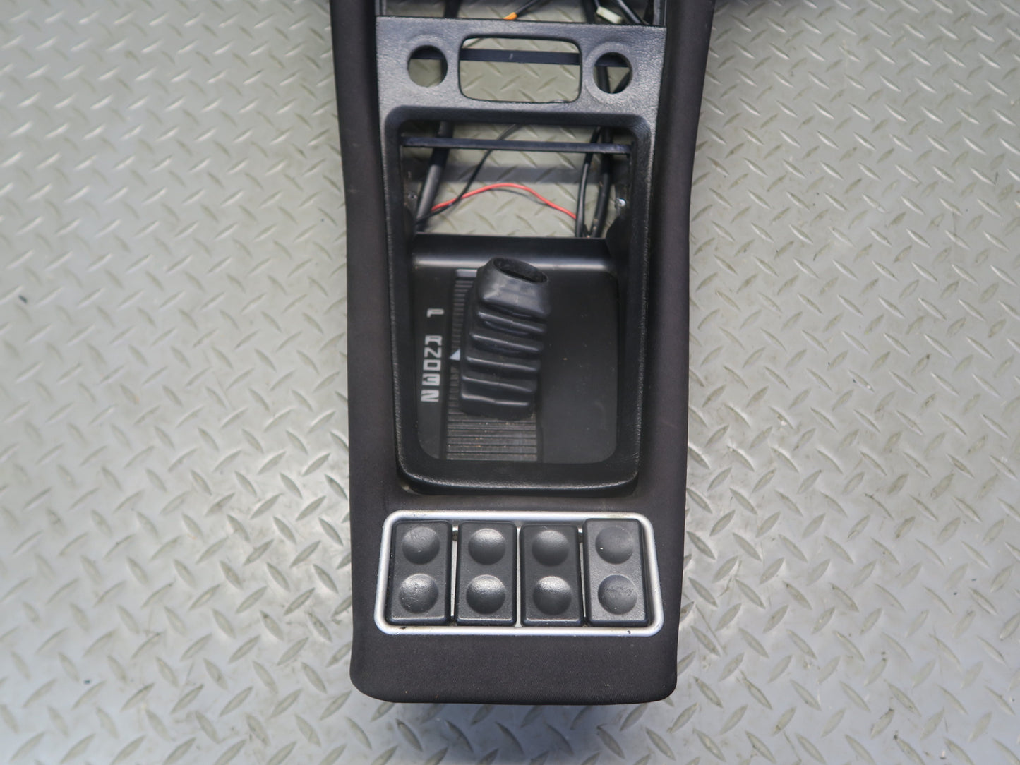 1984-1989 Porsche 928 A/T Front Center Console Trim Cover Panel Black