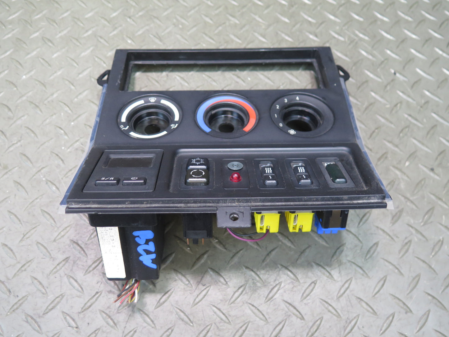 96-99 BMW E36/7 Z3 Center Console A/C Heater Switch Trim Panel w Switches OEM