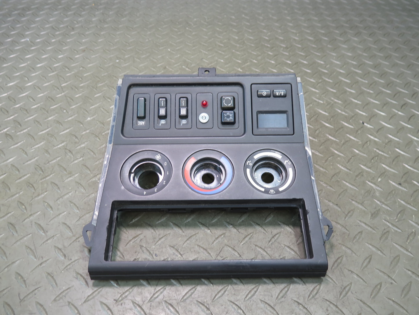96-99 BMW E36/7 Z3 Center Console A/C Heater Switch Trim Panel w Switches OEM