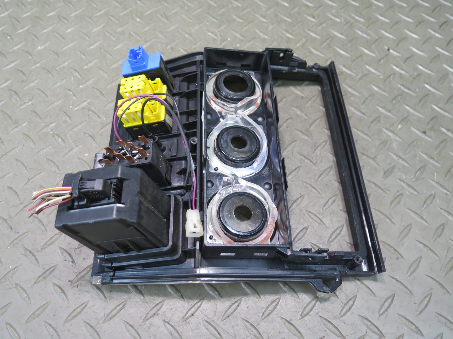 96-99 BMW E36/7 Z3 Center Console A/C Heater Switch Trim Panel w Switches OEM