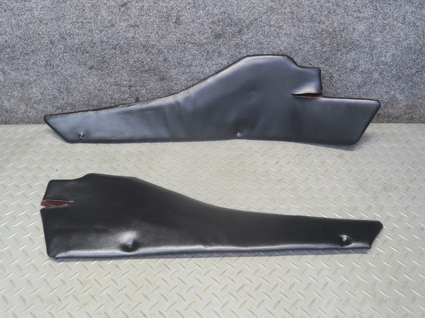 1984-1991 Porsche 928 Center Console Left & Right Leather Trim Panel Set of 2