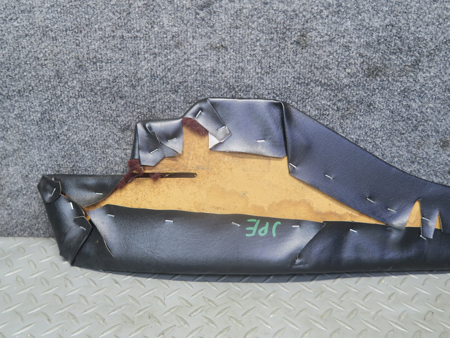 1984-1991 Porsche 928 Center Console Left & Right Leather Trim Panel Set of 2