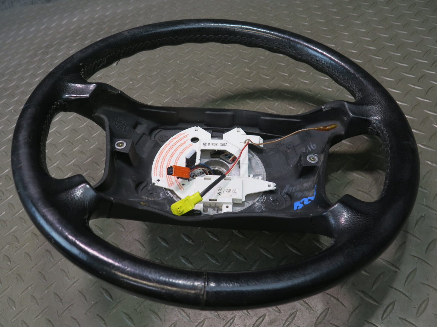 96-99 BMW E36/7 Z3 4 Spoke Leather Steering Black OEM