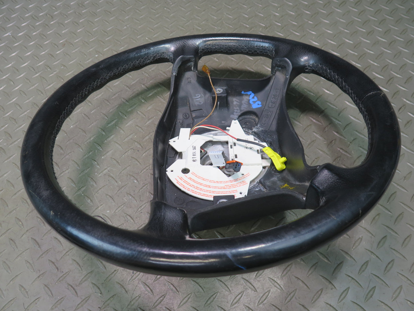 96-99 BMW E36/7 Z3 4 Spoke Leather Steering Black OEM