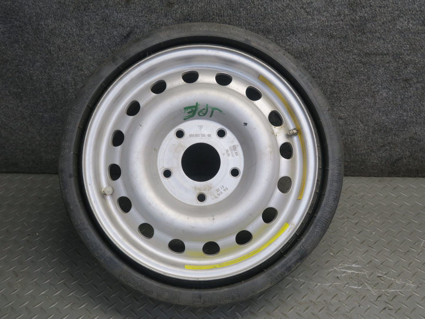 1984-1991 Porsche 928 Spare Tire R15" Wheel 16x5.5J ET30 165-15 95136213100