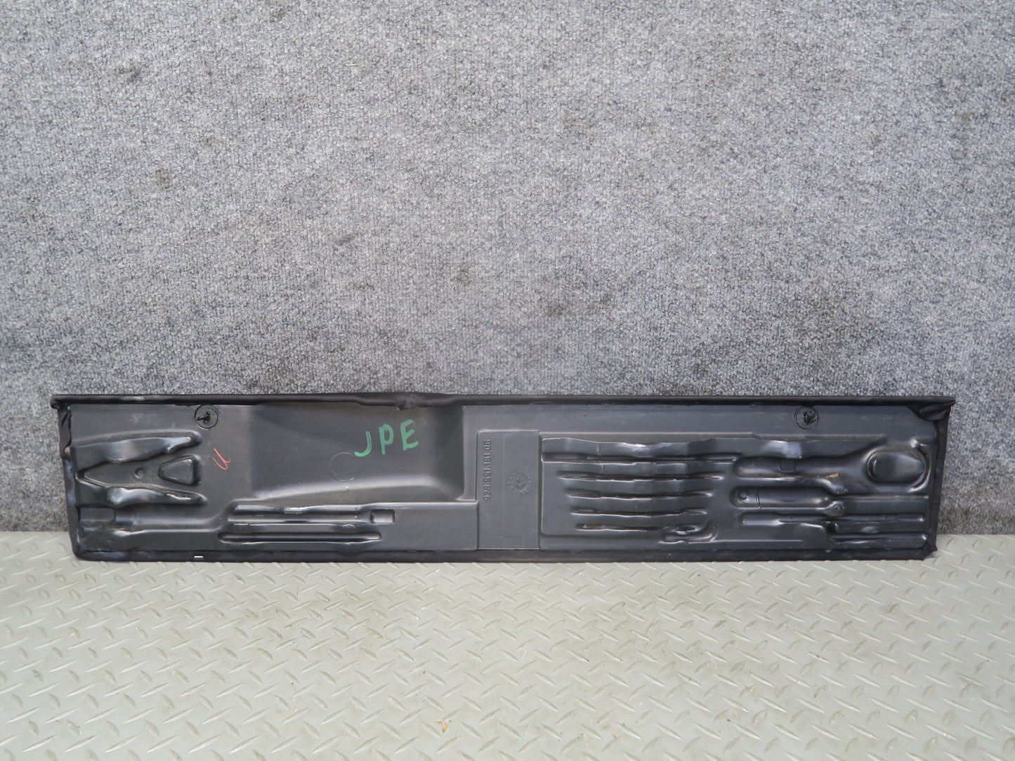 1984-1991 Porsche 928 Rear Trunk Tool Holder Trim Cover Panel 92855118106