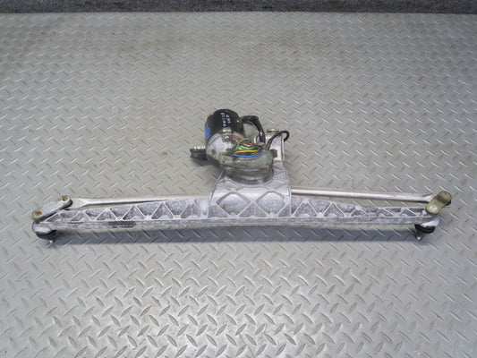 1985-1986 Porsche 928 Front Windshield Wiper Transmission Linkage w Motor