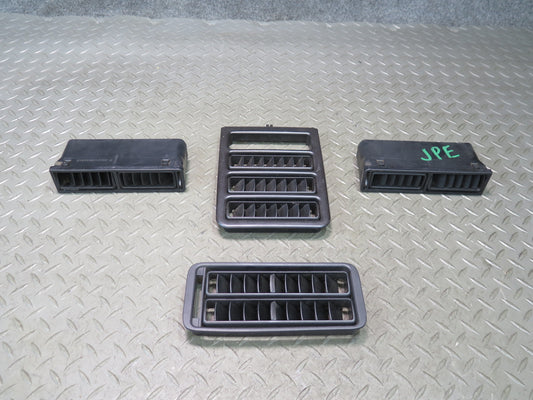 1984-1986 Porsche 928 S Center Console Left Right Door Air Vent Grille Set of 4