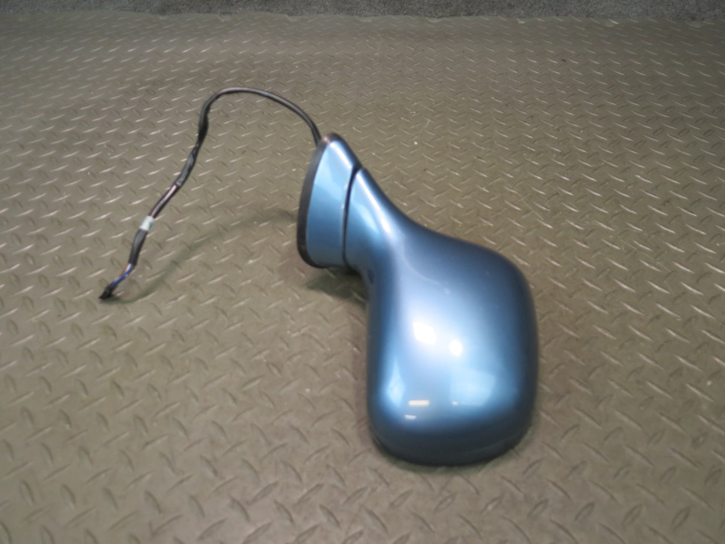 96-02 BMW E36/7 Z3 Front Left Exterior Side View Power Heated Mirror Blue OEM