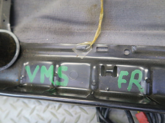 86-91 Mercedes W126 Sedan Front Right Seat Lower Frame Track Rail w Motors OEM