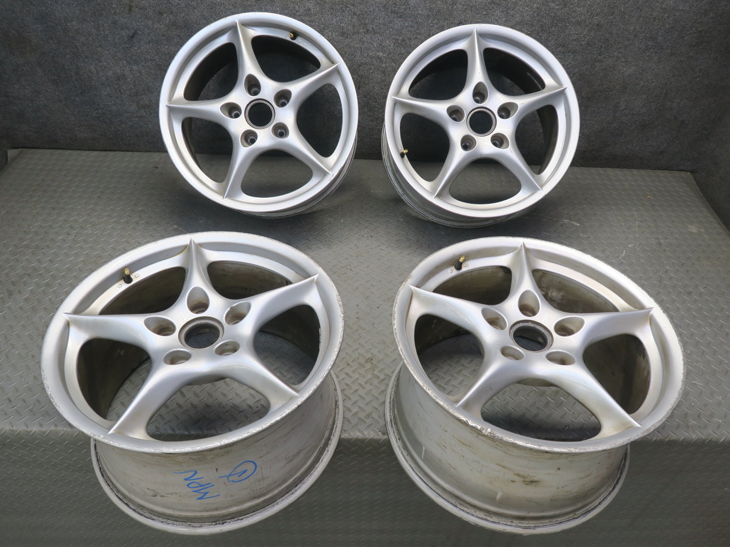1999-2005 Porsche 911 996 Alloy R18" Wheel Rim 18x8J 18x10J ET50 ET65 Set of 4