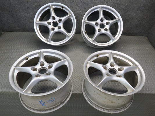 1999-2005 Porsche 911 996 Alloy R18" Wheel Rim 18x8J 18x10J ET50 ET65 Set of 4