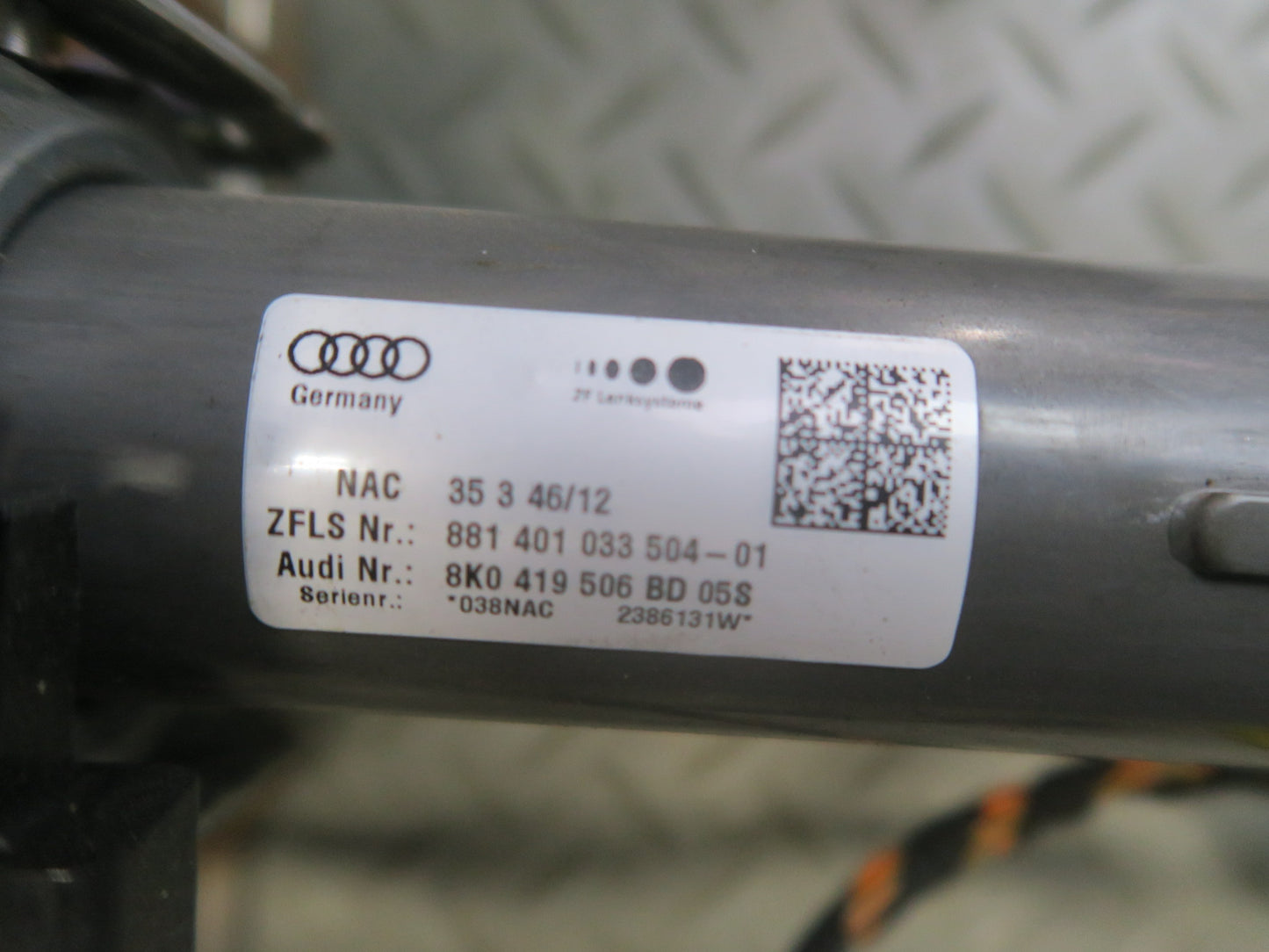 13-15 Audi RS5 8F7 Dynamic Steering Column Assembly 45K Miles OEM