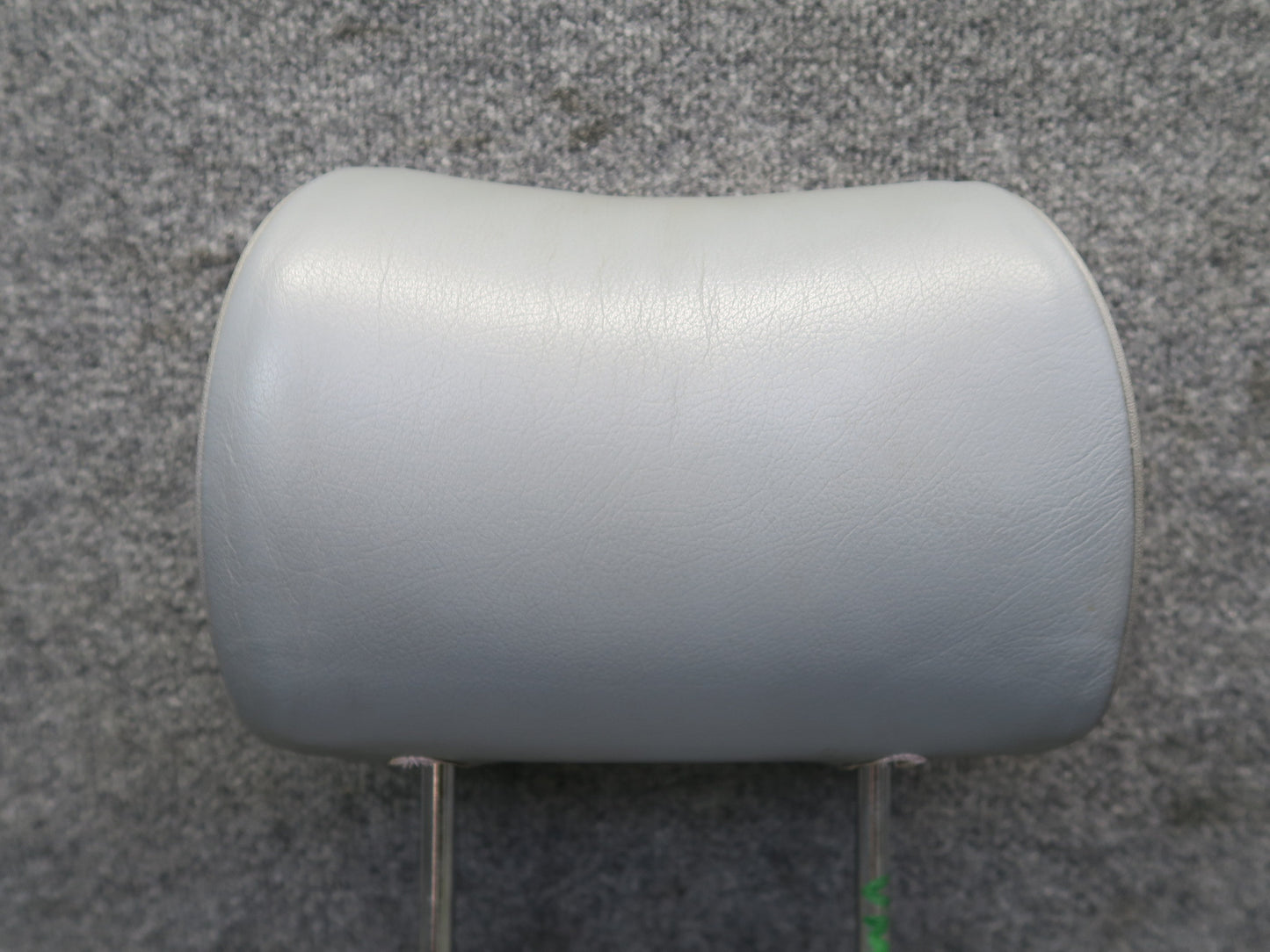 86-91 Mercedes W126 Set of 2 Front Left & Right Leather Headrest Gray OEM