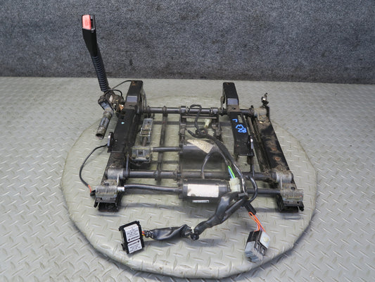 98-02 BMW E36/7 Z3 Front Left Seat Lower Frame Track Rail w Motors OEM