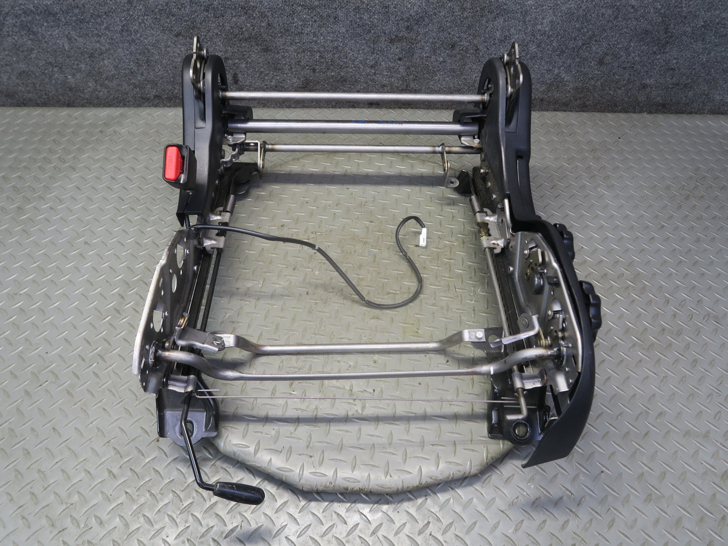 11-20 Nissan 370Z Z4 Coupe Front Left Seat Lower Frame Manual Track Rail OEM