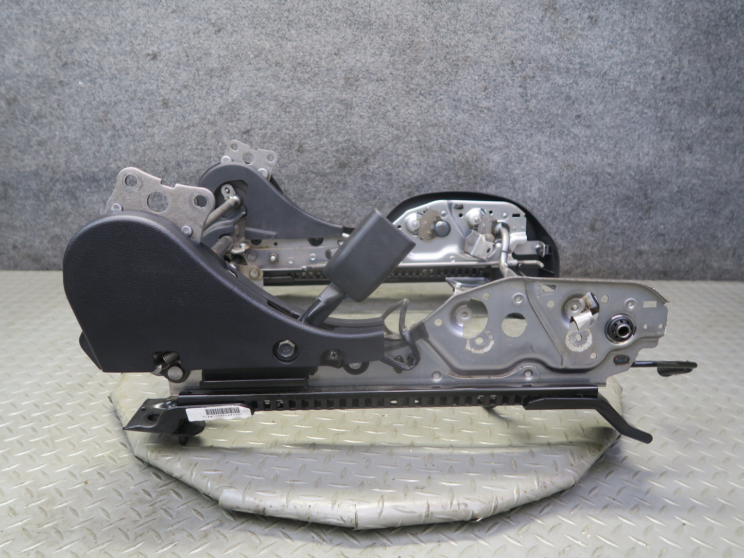 11-20 Nissan 370Z Z4 Coupe Front Left Seat Lower Frame Manual Track Rail OEM