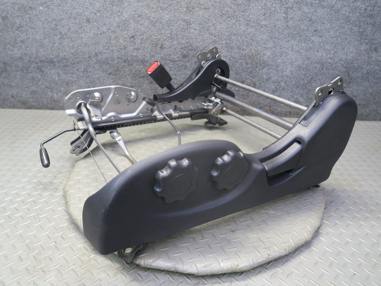 11-20 Nissan 370Z Z4 Coupe Front Left Seat Lower Frame Manual Track Rail OEM