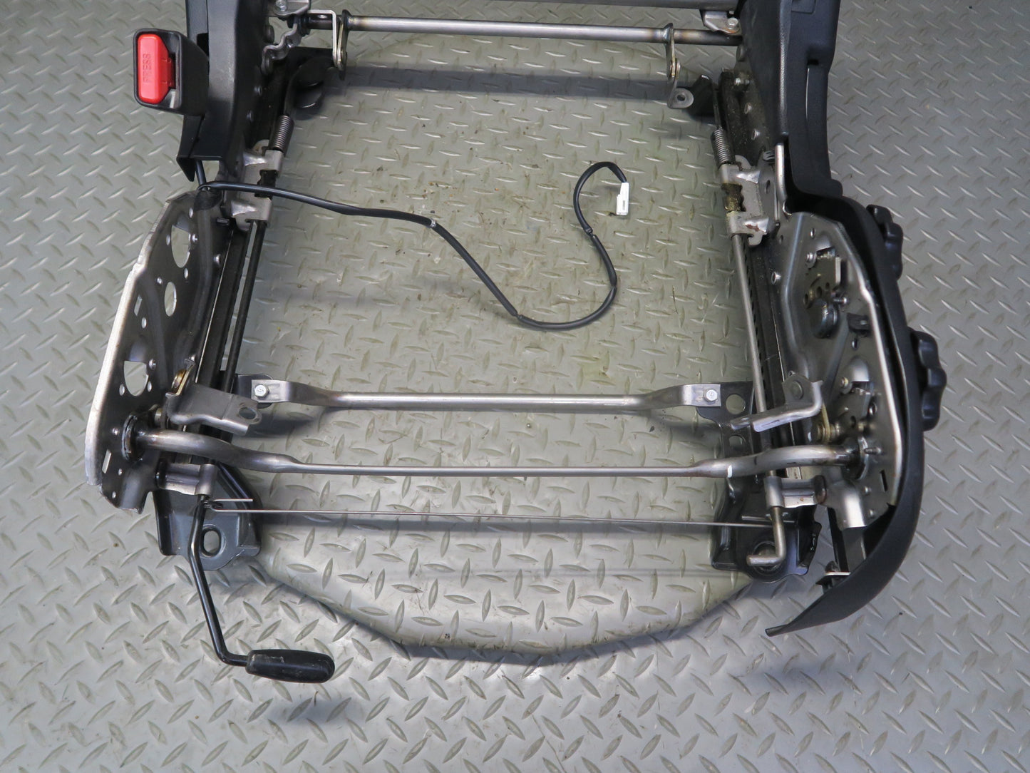 11-20 Nissan 370Z Z4 Coupe Front Left Seat Lower Frame Manual Track Rail OEM