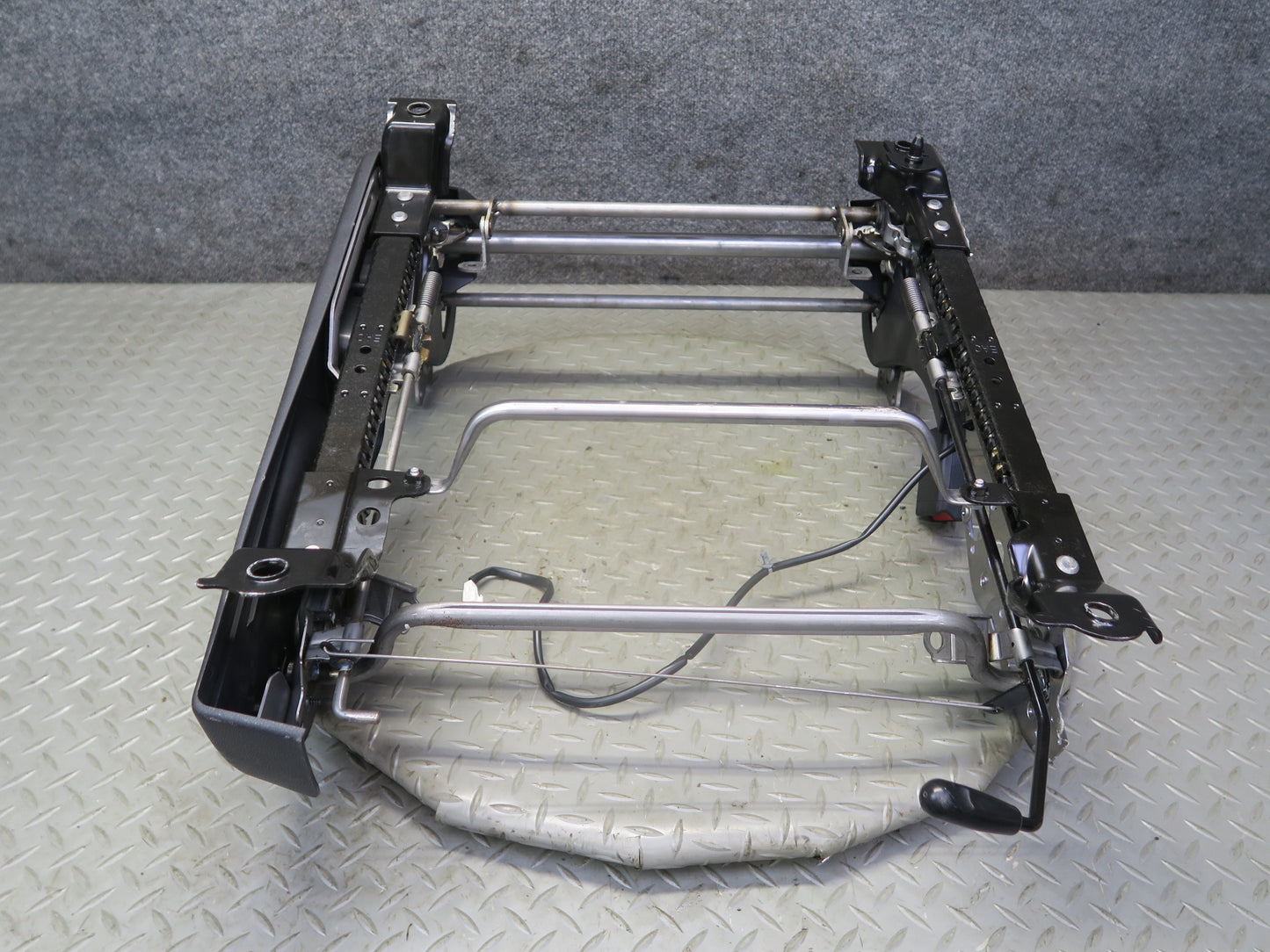 11-20 Nissan 370Z Z4 Coupe Front Left Seat Lower Frame Manual Track Rail OEM