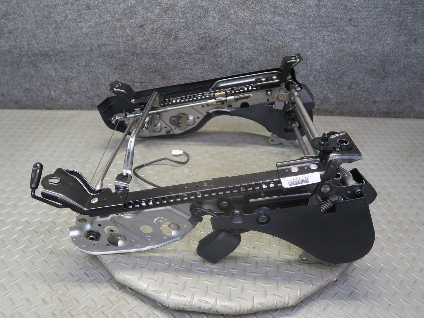 11-20 Nissan 370Z Z4 Coupe Front Left Seat Lower Frame Manual Track Rail OEM