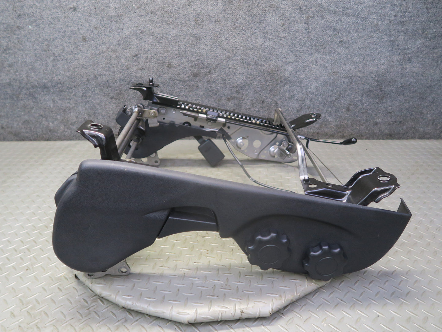 11-20 Nissan 370Z Z4 Coupe Front Left Seat Lower Frame Manual Track Rail OEM