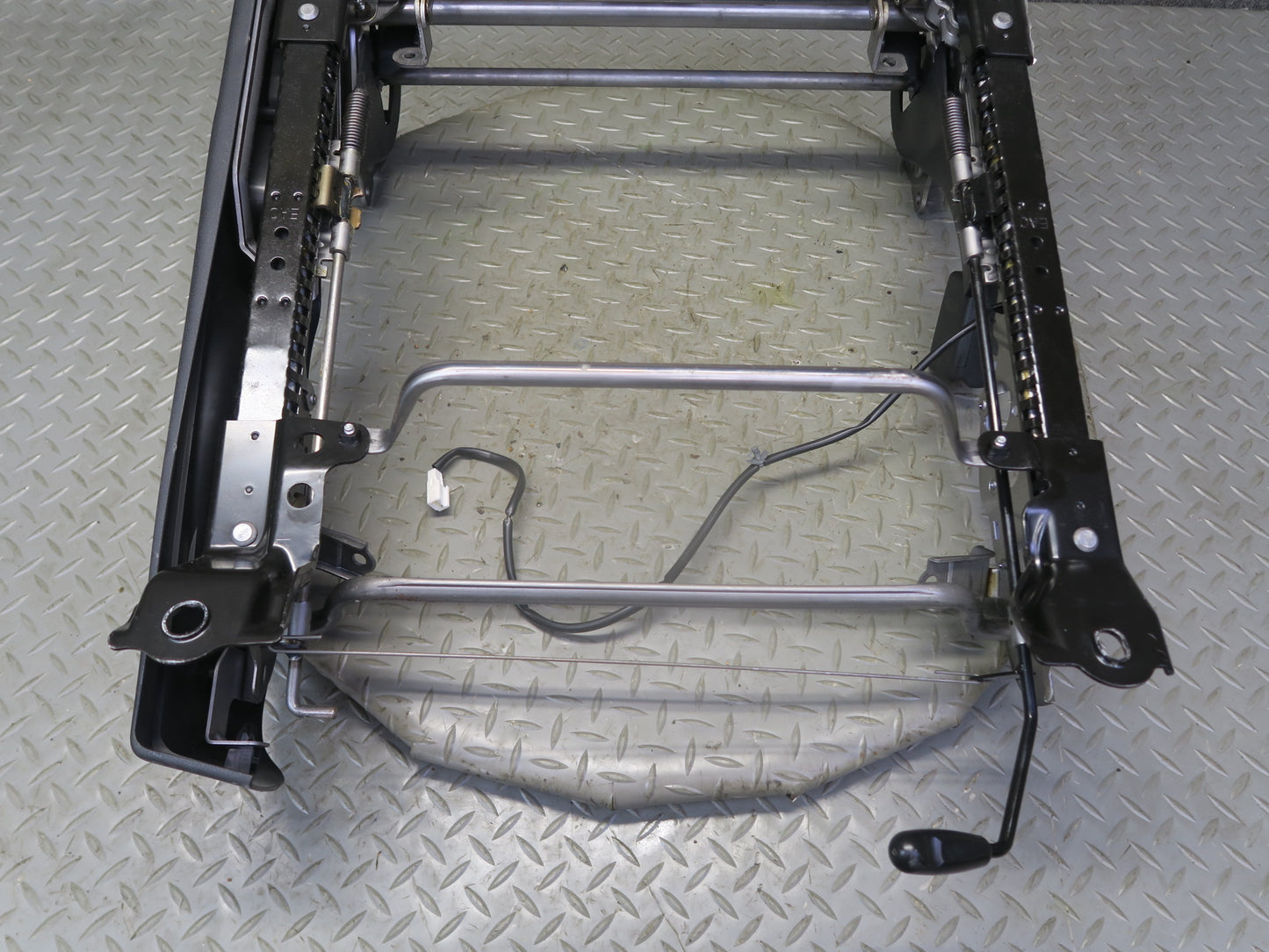 11-20 Nissan 370Z Z4 Coupe Front Left Seat Lower Frame Manual Track Rail OEM