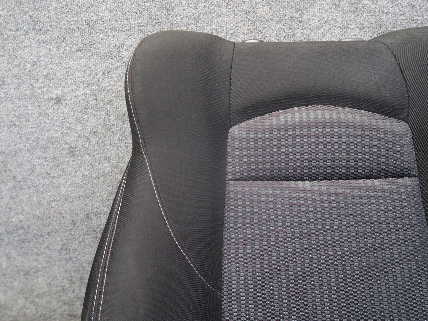 11-20 Nissan Z34 370Z Coupe Front Right Seat Upper Cloth Cushion Black 31K OEM