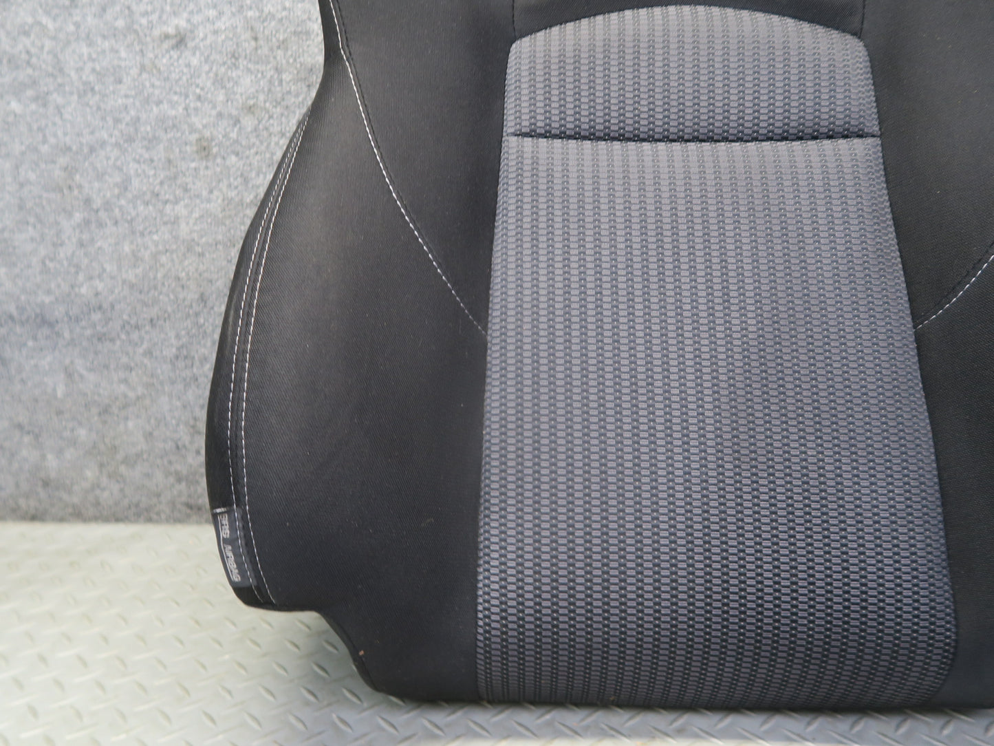 11-20 Nissan Z34 370Z Coupe Front Right Seat Upper Cloth Cushion Black 31K OEM