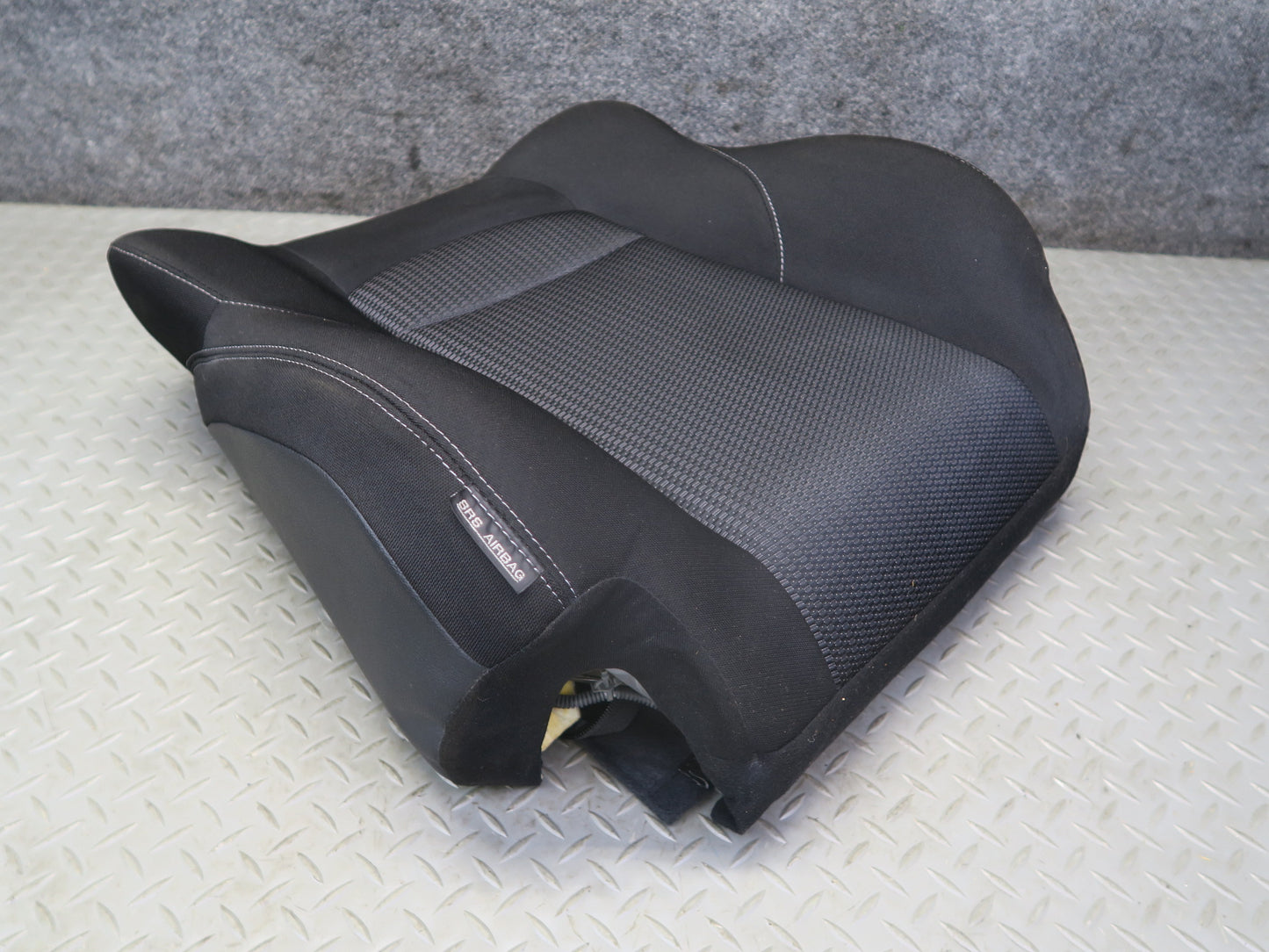 11-20 Nissan Z34 370Z Coupe Front Right Seat Upper Cloth Cushion Black 31K OEM