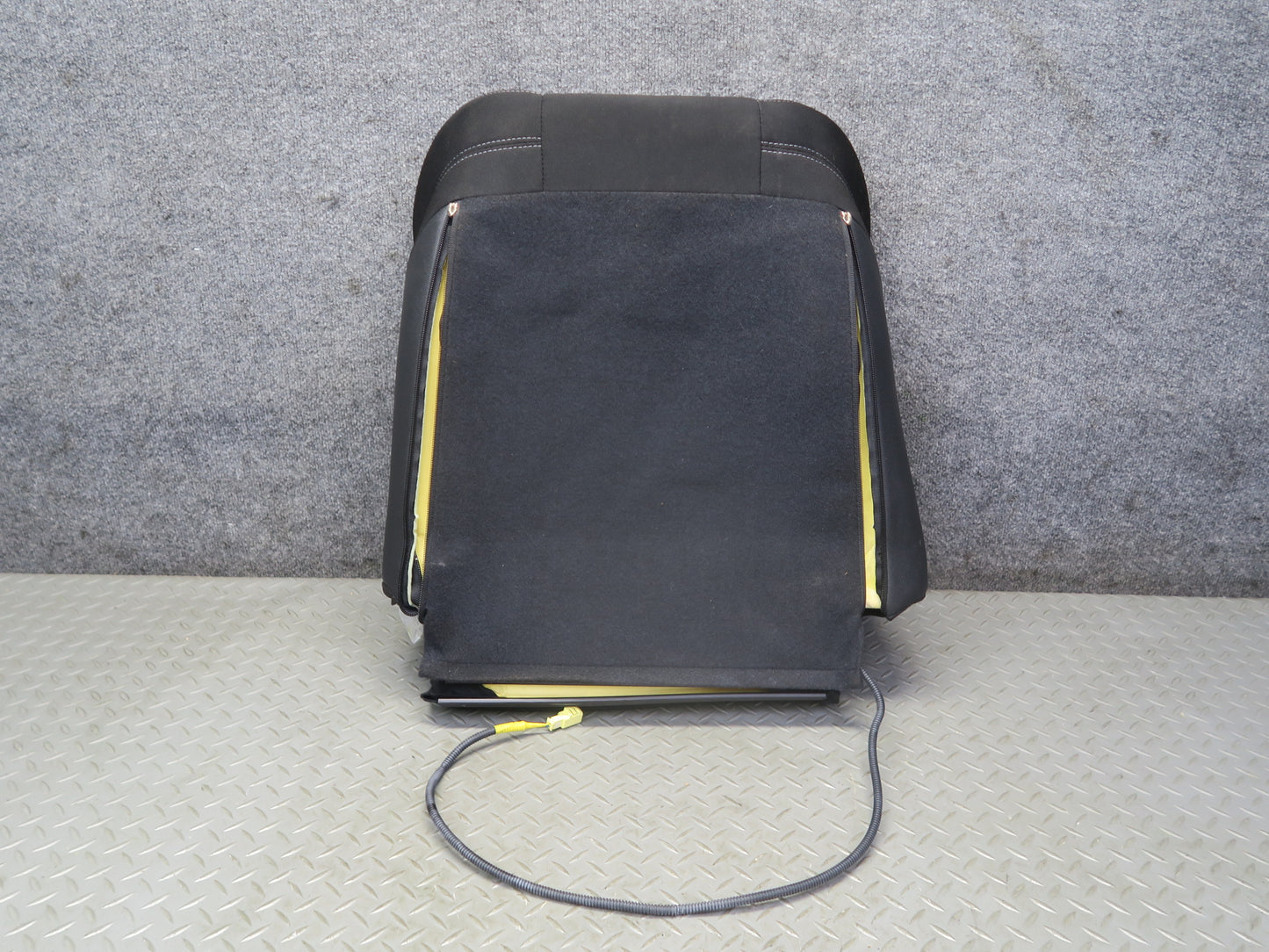 11-20 Nissan Z34 370Z Coupe Front Right Seat Upper Cloth Cushion Black 31K OEM