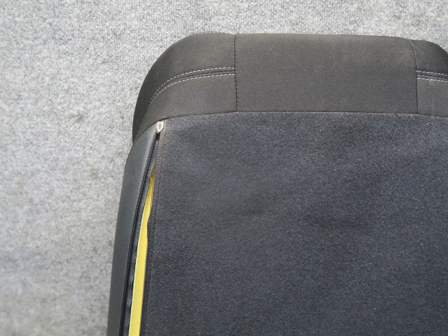 11-20 Nissan Z34 370Z Coupe Front Right Seat Upper Cloth Cushion Black 31K OEM