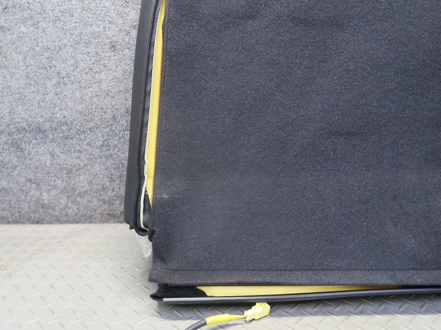 11-20 Nissan Z34 370Z Coupe Front Right Seat Upper Cloth Cushion Black 31K OEM