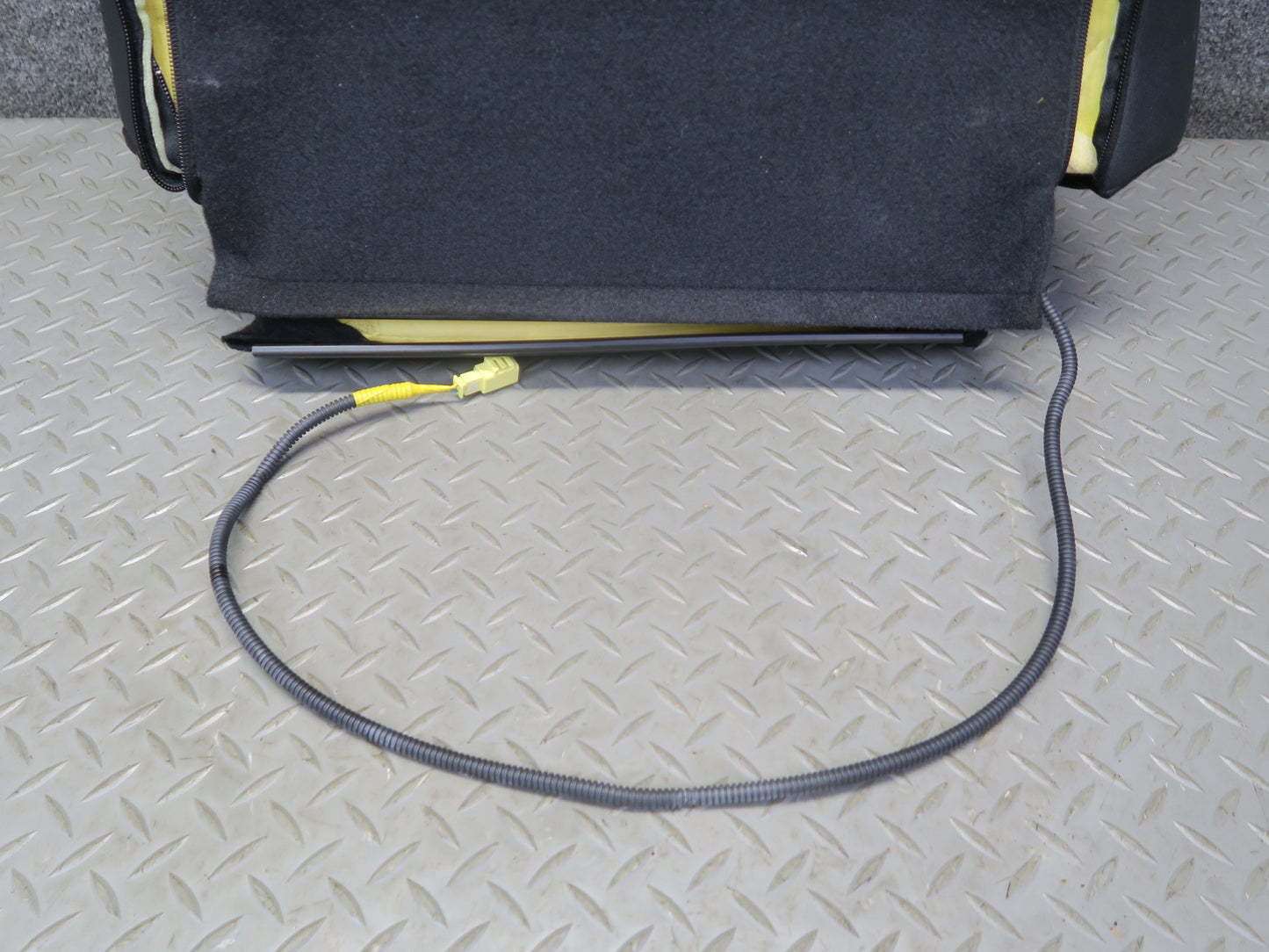 11-20 Nissan Z34 370Z Coupe Front Right Seat Upper Cloth Cushion Black 31K OEM