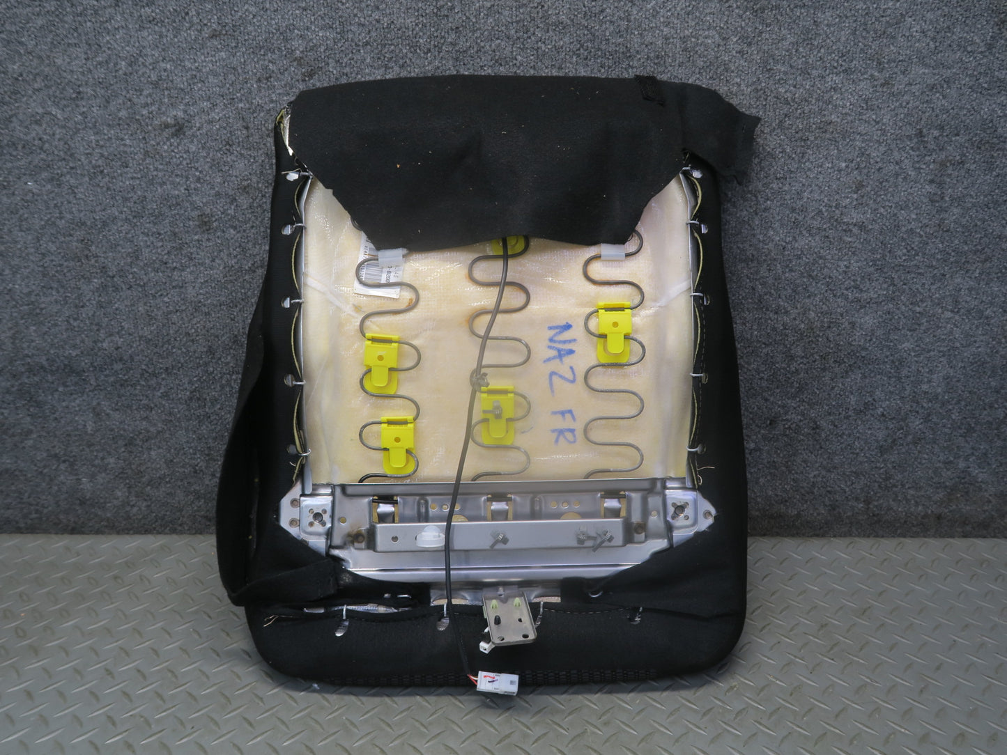 11-20 Nissan Z34 370Z Coupe Front Right Seat Lower Cloth Cushion Black 31K OEM