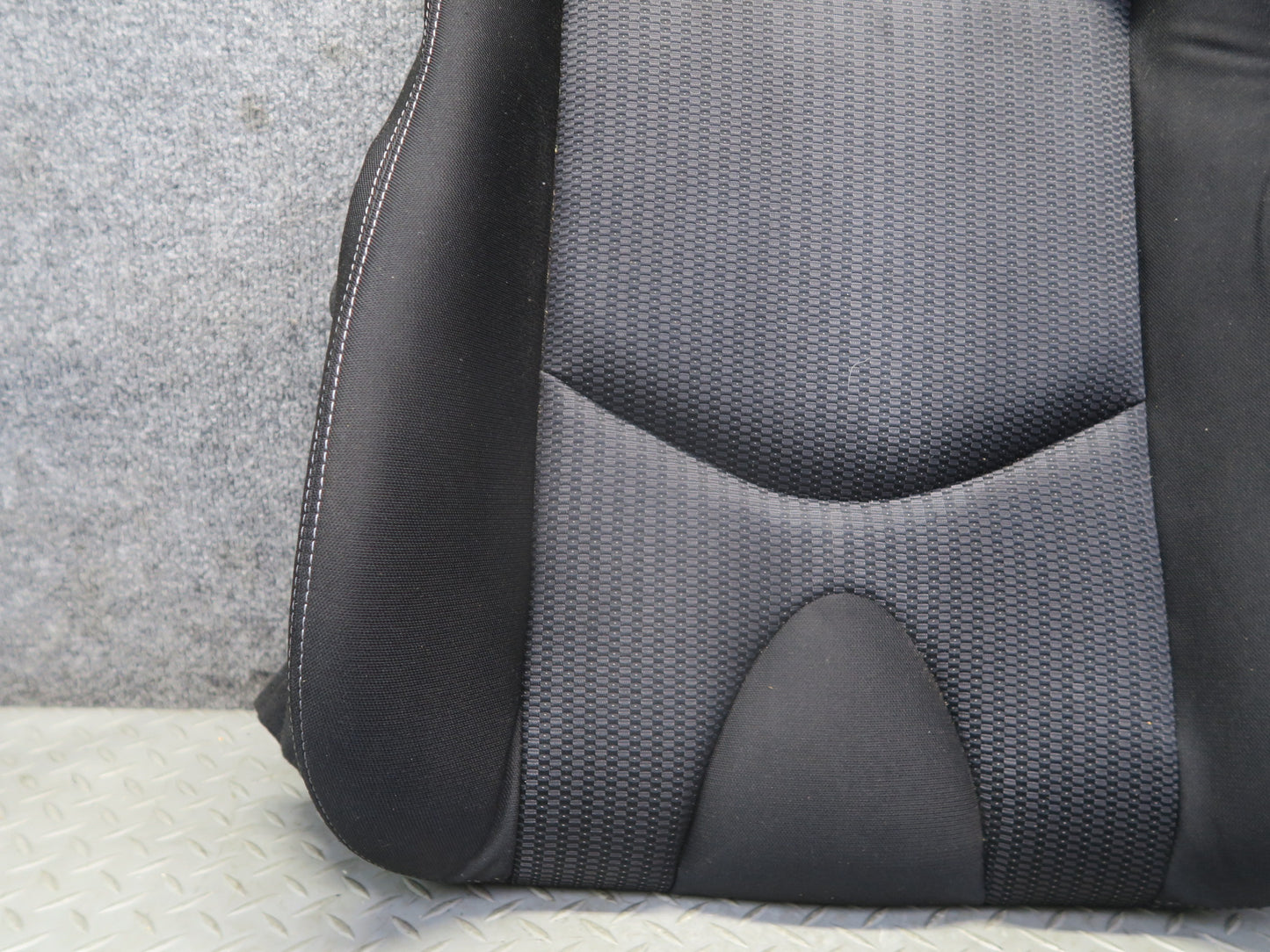 11-20 Nissan Z34 370Z Coupe Front Left Seat Lower Cloth Cushion Black 31K OEM