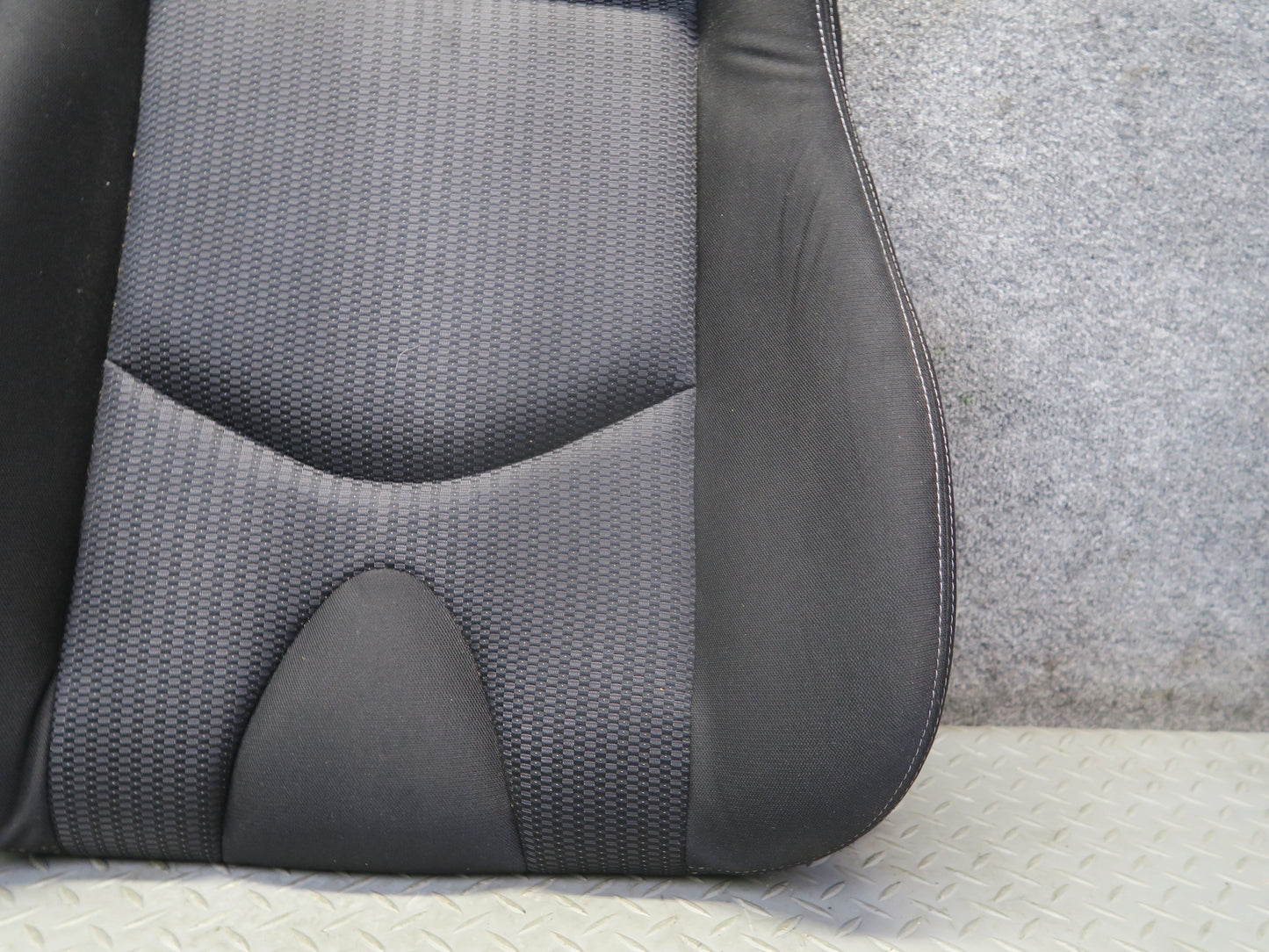 11-20 Nissan Z34 370Z Coupe Front Left Seat Lower Cloth Cushion Black 31K OEM