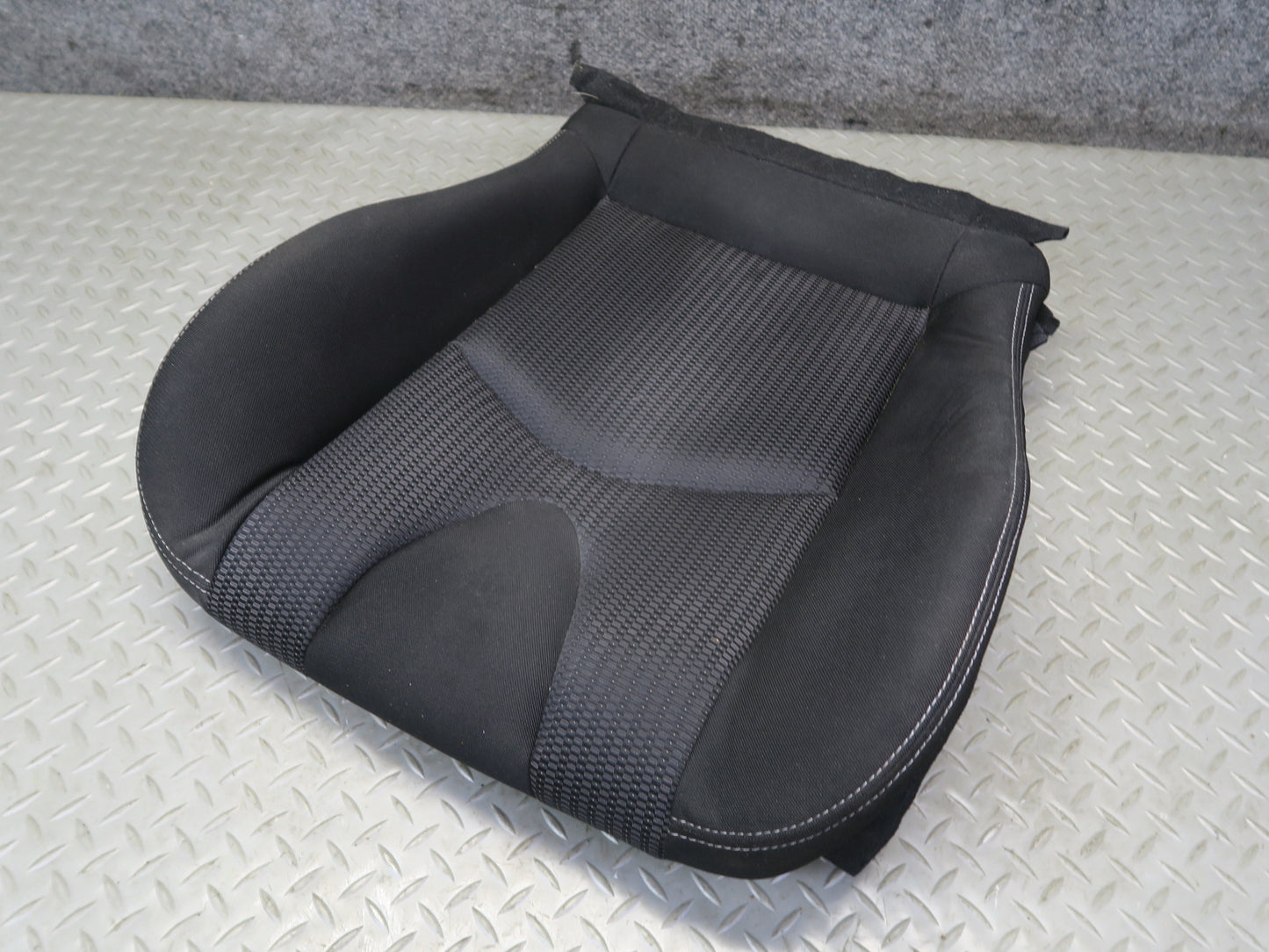 11-20 Nissan Z34 370Z Coupe Front Left Seat Lower Cloth Cushion Black 31K OEM
