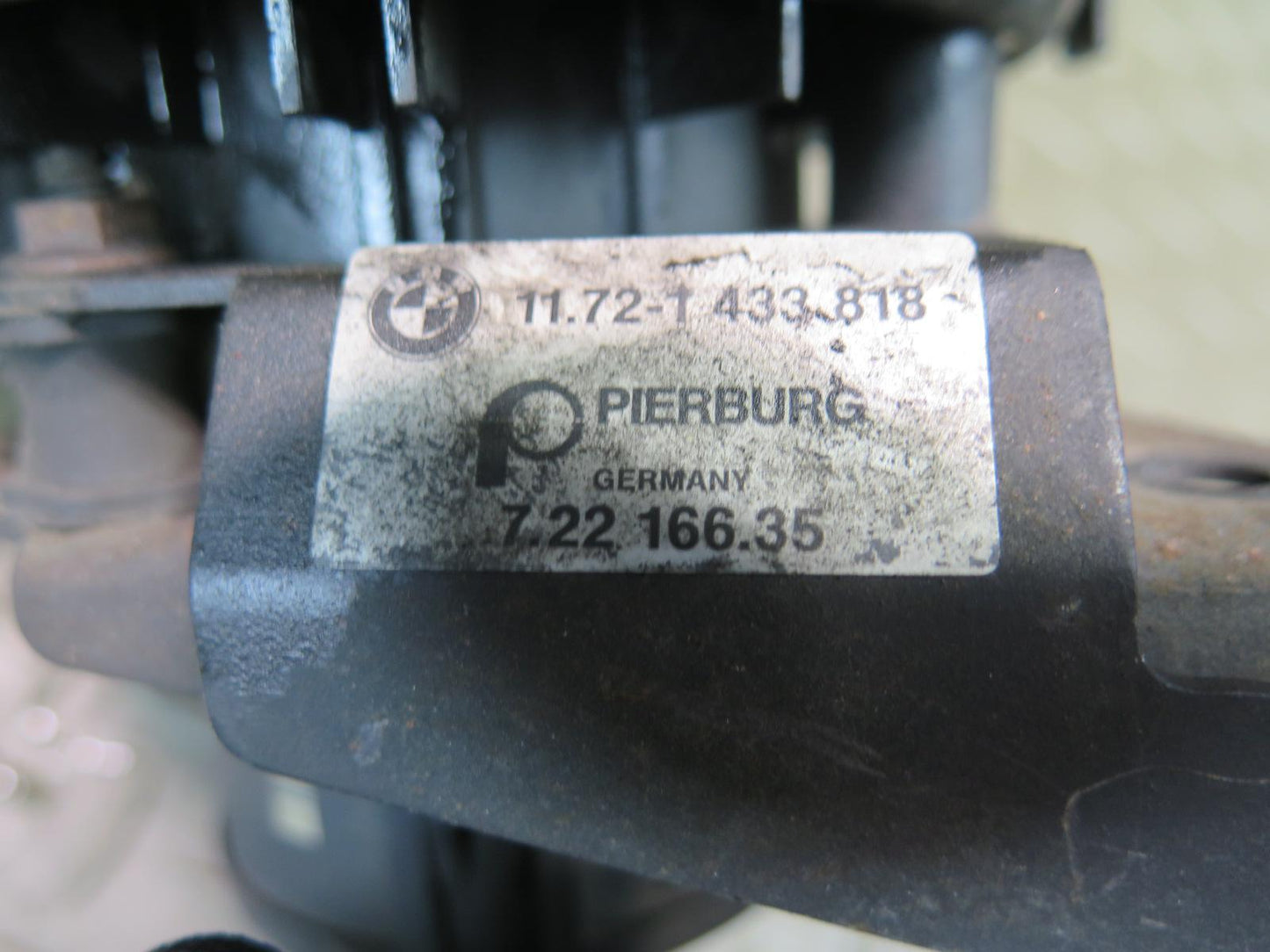 96-99 BMW E36/7 Z3 1.9L M44 Engine Secondary Air Injection Smog Pump OEM